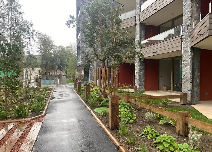 Depto. Pucon, Terraza, Piscina Y Estacionamiento